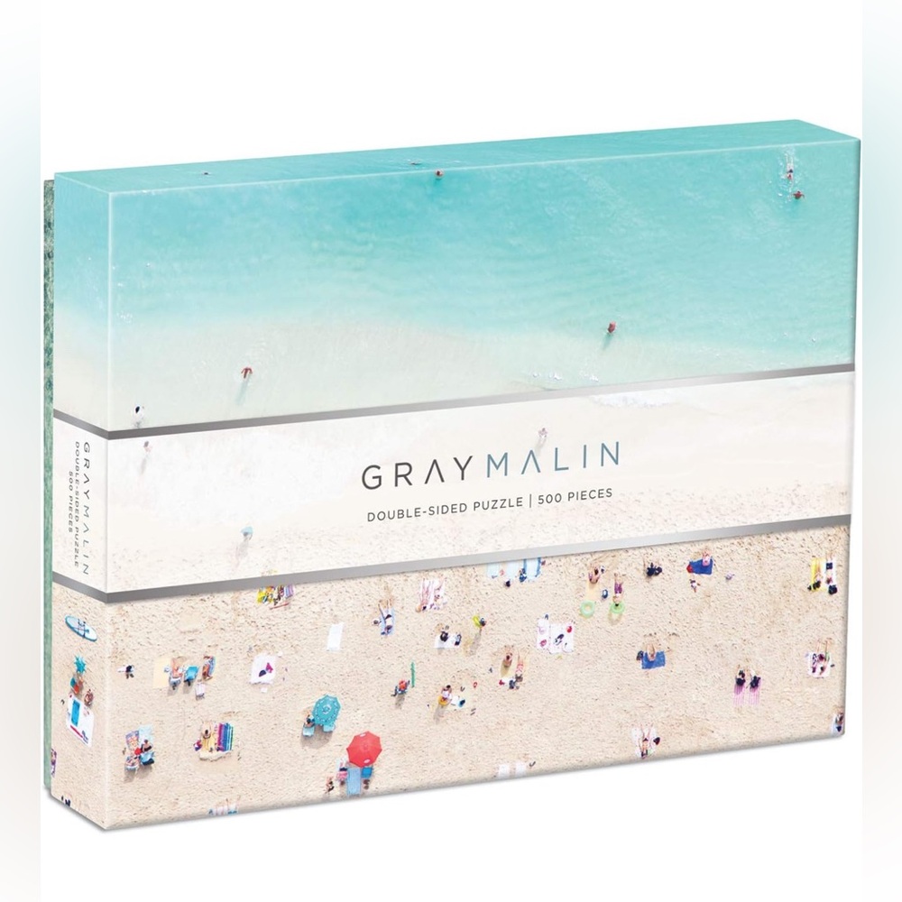 NWOT Gray Malin Hawaii Beach Double Sided 500 Piece Puzzle